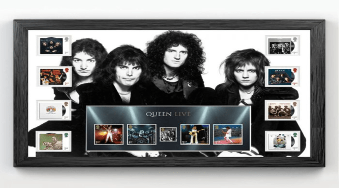 Queen en el Correo Real de Gran Bretaña