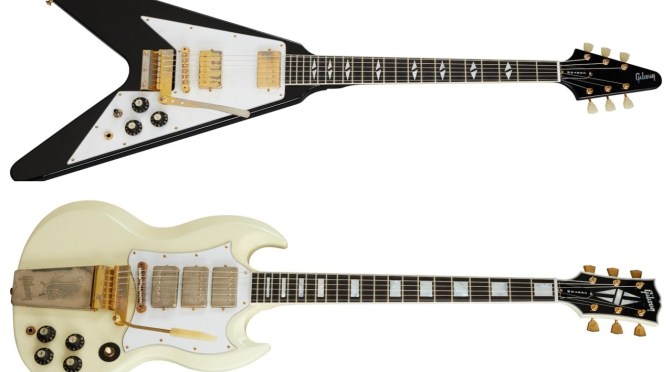 Gibson recrea 2 guitarras míticas de Jimmi Hendrix
