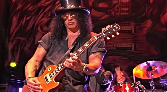 Slash inauguró el sello discográfico de Gibson